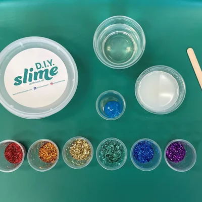 DIY Slime Shop Regenbogen-Glitzerschleim-Set