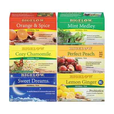 Bigelow Caffeine-Free Herbal Tea Variety Pack