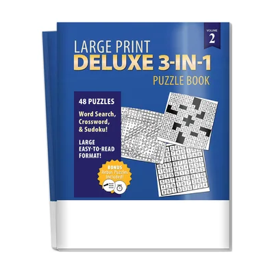 Libro di giochi 3 in 1 a caratteri grandi Zoco Products