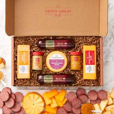 Hickory Farms Summer Sausage and Cheese Gift Box