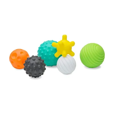 Infantino Textured Multi Ball Set, 6-Piece