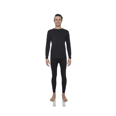 Ensemble sous-vêtements thermiques doublés polaire homme Rocky