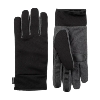 Guantes elásticos táctiles Isotoner SmarTouch para hombre