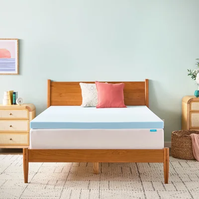 Linenspa 3 Inch Gel Memory Foam Mattress Topper (Twin XL)