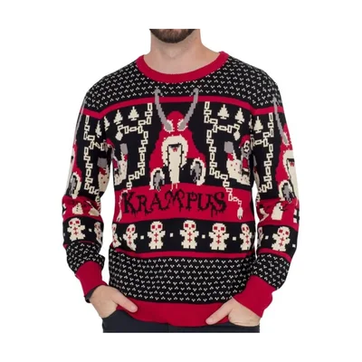 Krampus Knit Ugly Christmas Sweater