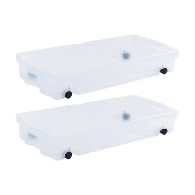 Rubbermaid 68-Quart Under Bed Storage Boxes