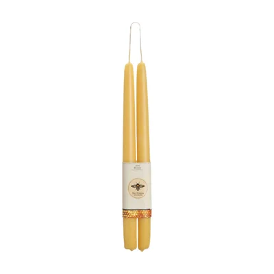 Big Dipper Wax Works Beeswax Tapers, 4-Pack