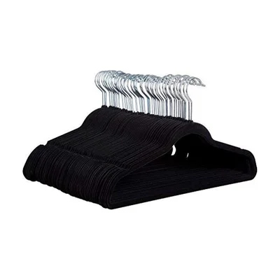 ZOBER Velvet Non-Slip Hangers, 50-Pack
