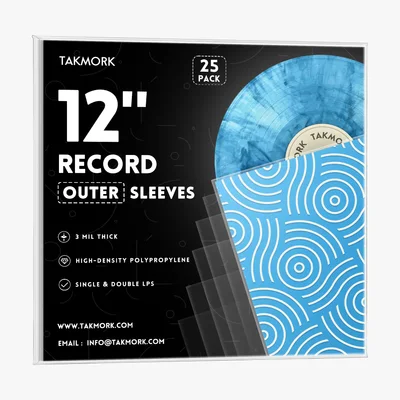 Pochettes extérieures pour vinyles 33 tours Takmork
