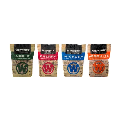 Western BBQ Smoking Wood Chips Variety Pack