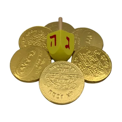 Gili’s Goodies Schokomünzen mit Holz-Dreidel
